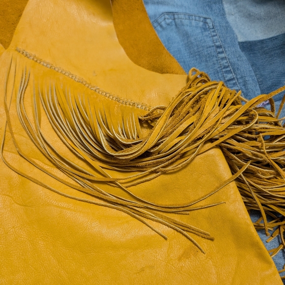 Fringe Leather Boho Vest - Picture 8 of 11